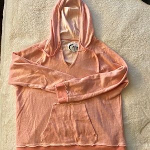 Zyia pink beach hoodie